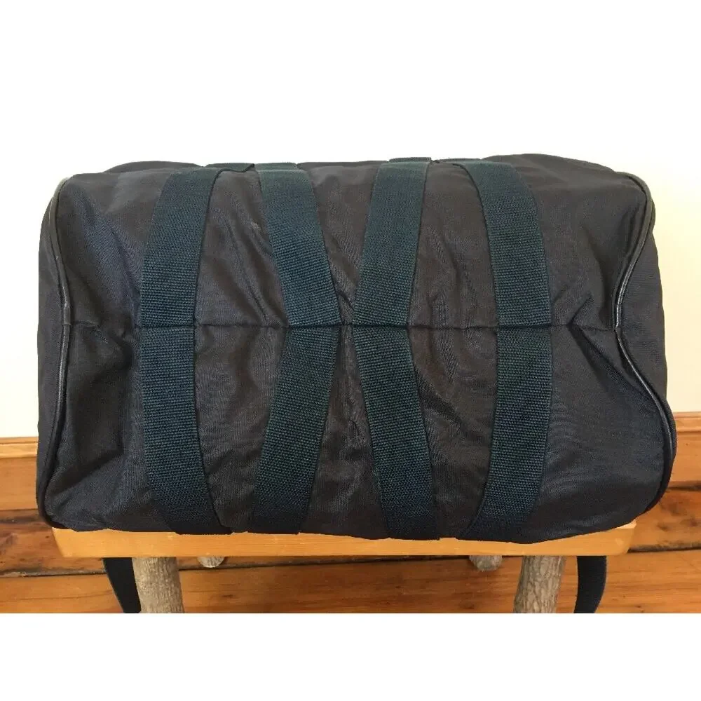 Vtg Pierre Cardin Navy Shoulder Strap Cross Body Carry On Duffle Bag Luggage 17